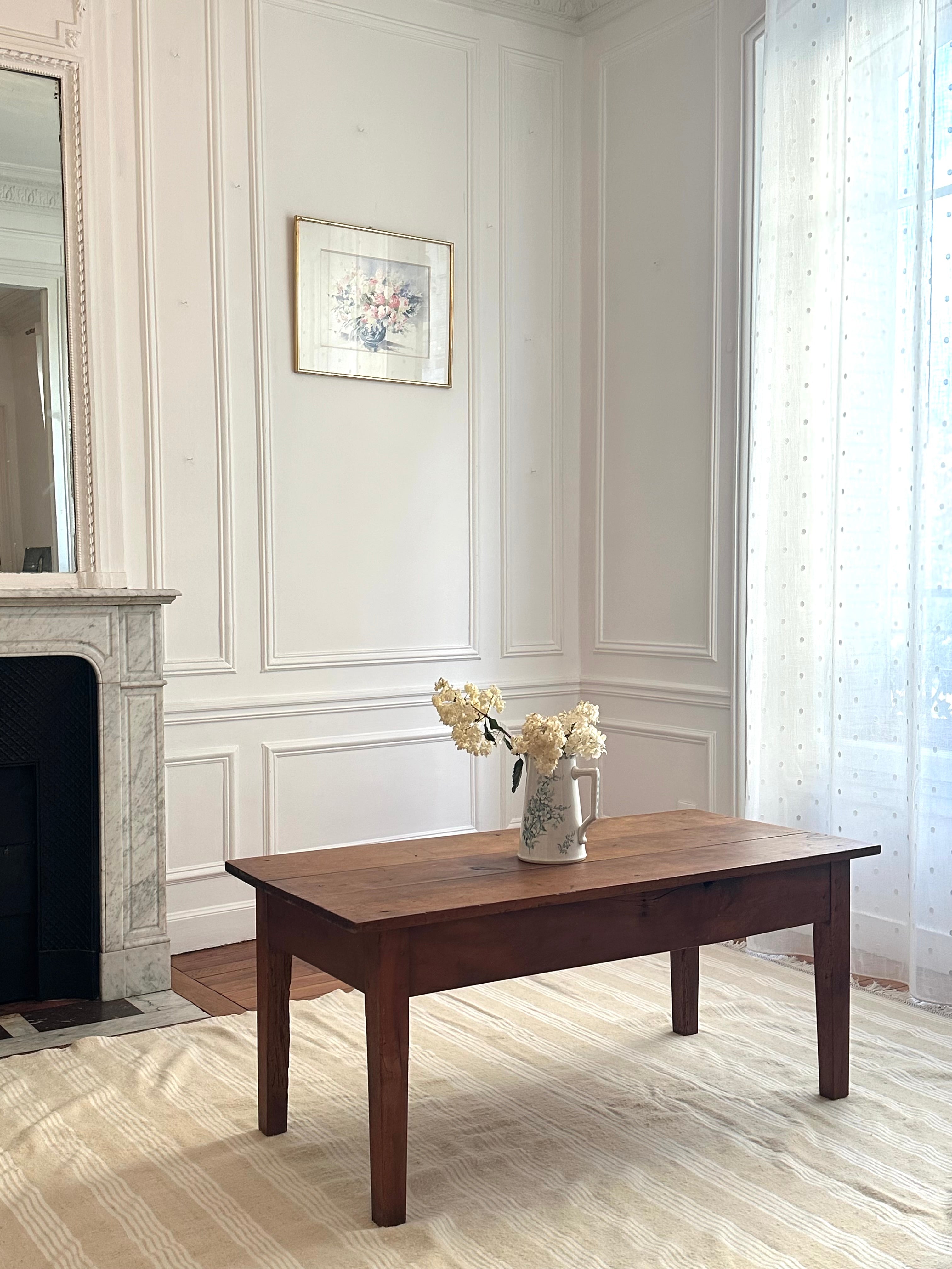 Table base en bois